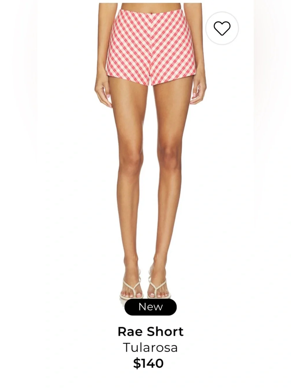 Tularosa Striped “Rae” High Rise Button-Trim Ruffle Edge Shorts - Picture 11 of 11
